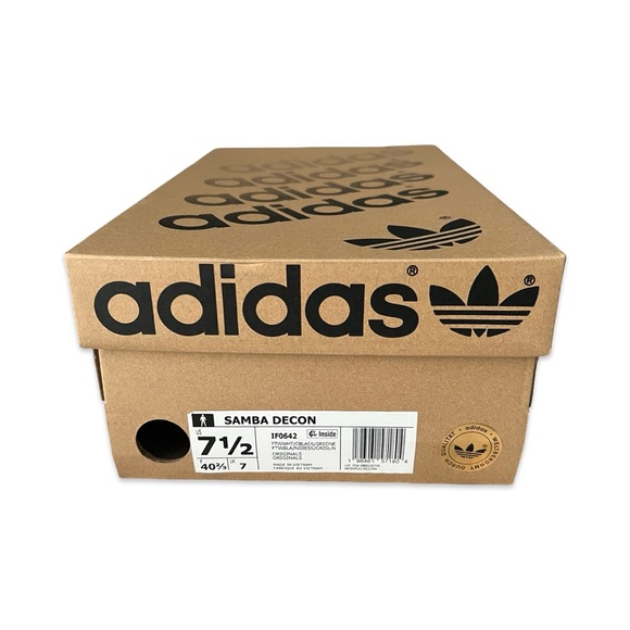 Samba Decon Adidas New White & Black Sneakers 7.5M/8.5W - Picture 4 of 8